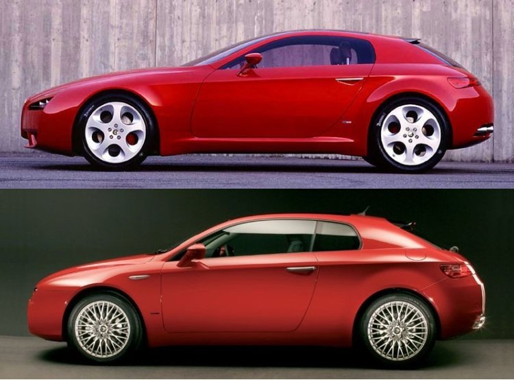 Alfa Brera-  Comparatie intre Prototip si versiunea de serie - lateral.jpg